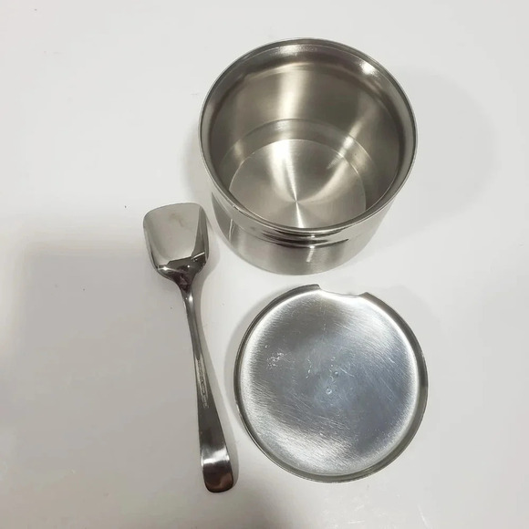 Tramontina Stainless  Sugar and Creamer Set. - Picture 6 of 13